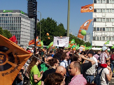 Demonstration "Freiheit statt Angst", Berlin 7. September 2013; Foto: rds2013