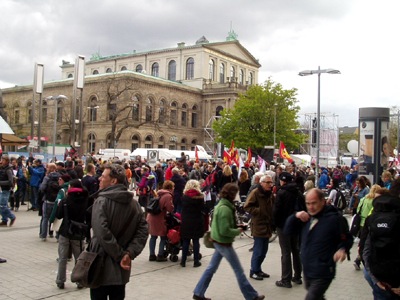 TTIP-Demo Hannover 23.04.2016; Foto: rds2016