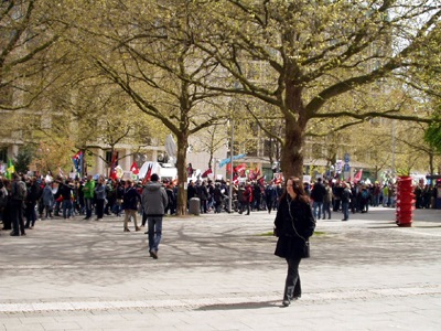 TTIP-Demo Hannover 23.04.2016; Foto: rds2016