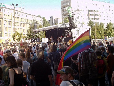 Demonstration "Freiheit statt Angst", Berlin 7. September 2013; Foto: rds2013
