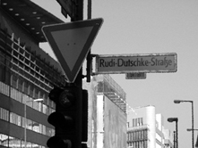 Rudi-Dutschke-Straße, Berlin; Foto: 2008rds