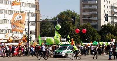 Demonstration "Freiheit statt Angst", Berlin 7. September 2013; Foto: rds2013