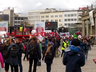 TTIP-Demo Hannover 23.04.2016; Foto: rds2016